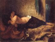 Eugene Delacroix Odalisque Lying on a Couch china oil painting reproduction